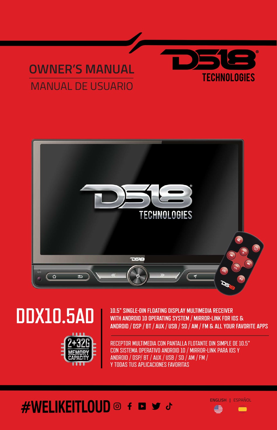 DS18 DDX10.5AD OWNER'S MANUAL Pdf Download ManualsLib