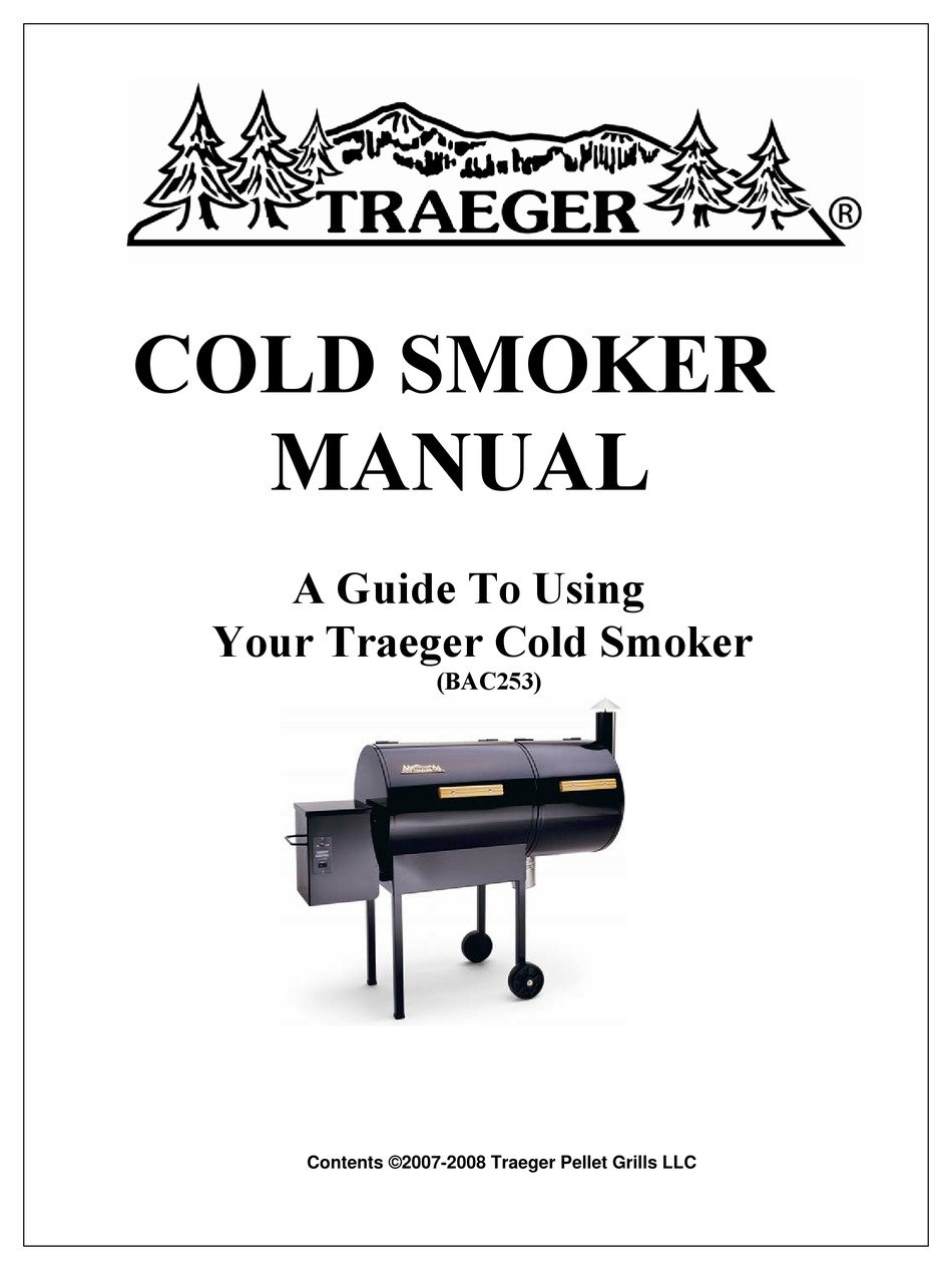 TRAEGER BAC253 MANUAL Pdf Download ManualsLib