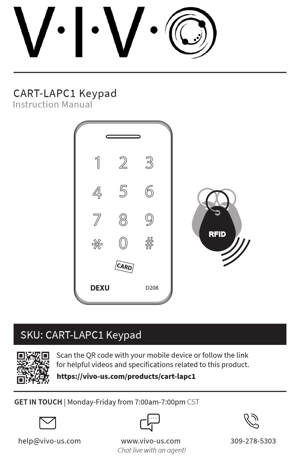 VIVO CARTLAPC1 INSTRUCTION MANUAL Pdf Download ManualsLib