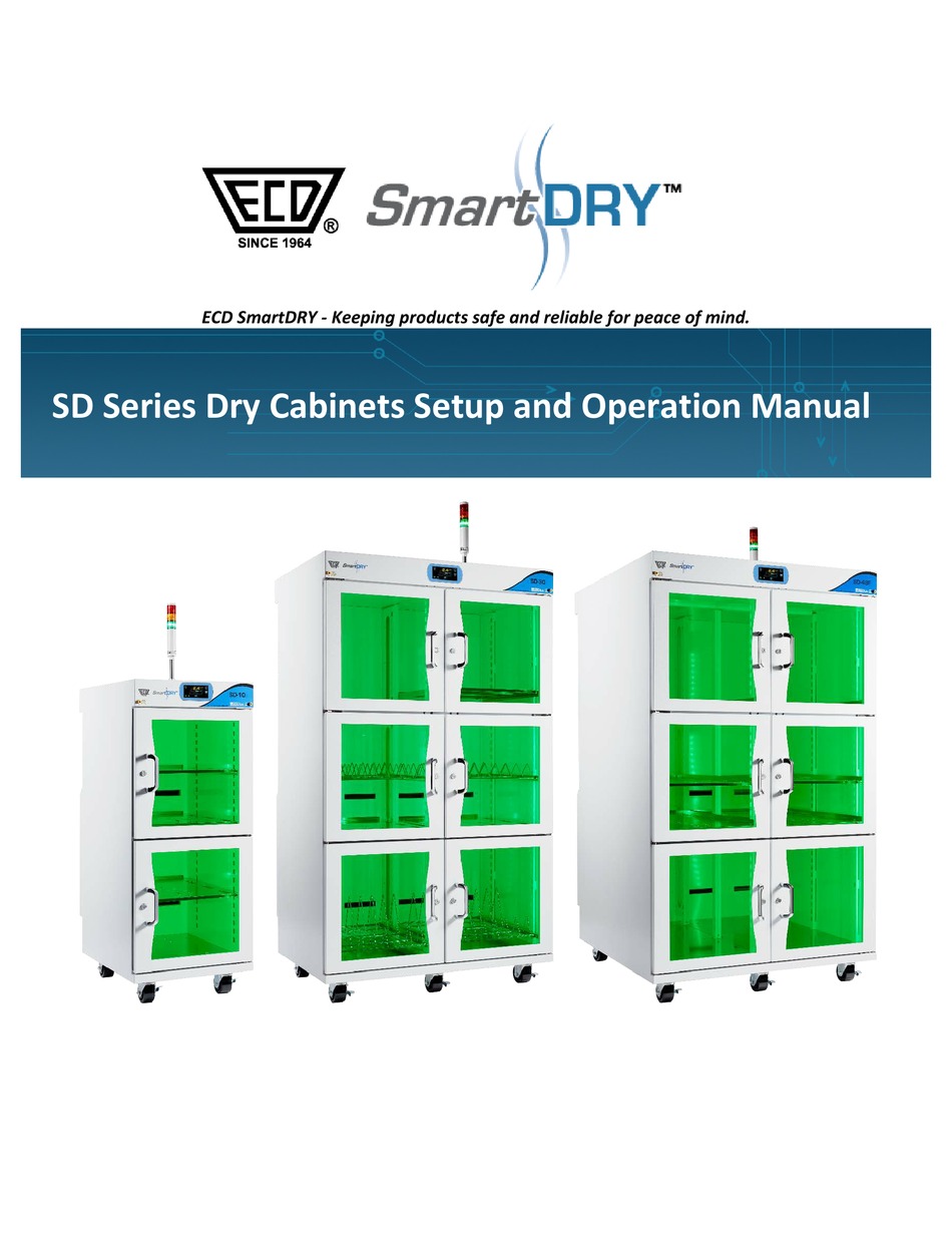 ECD SMARTDRY SD SERIES SETUP AND OPERATION MANUAL Pdf Download ManualsLib
