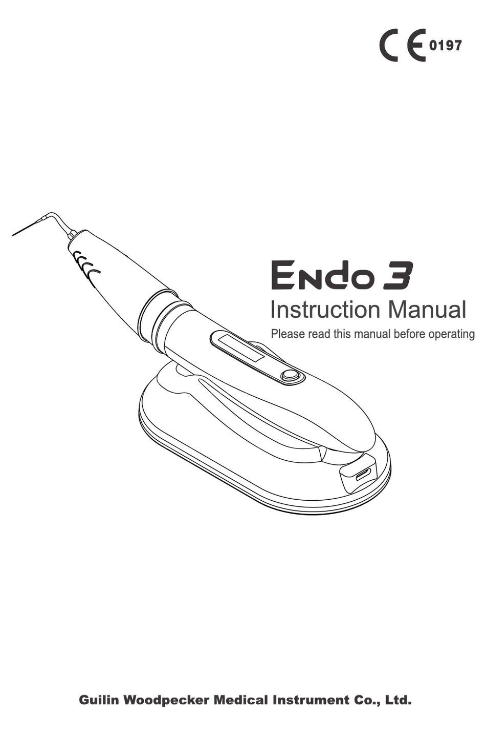 GUILIN WOODPECKER MEDICAL INSTRUMENT ENDO 3 INSTRUCTION MANUAL Pdf