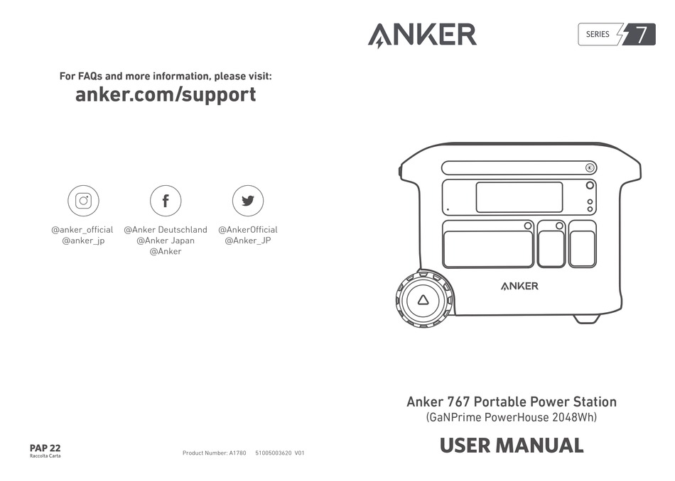 ANKER 7 SERIES USER MANUAL Pdf Download ManualsLib