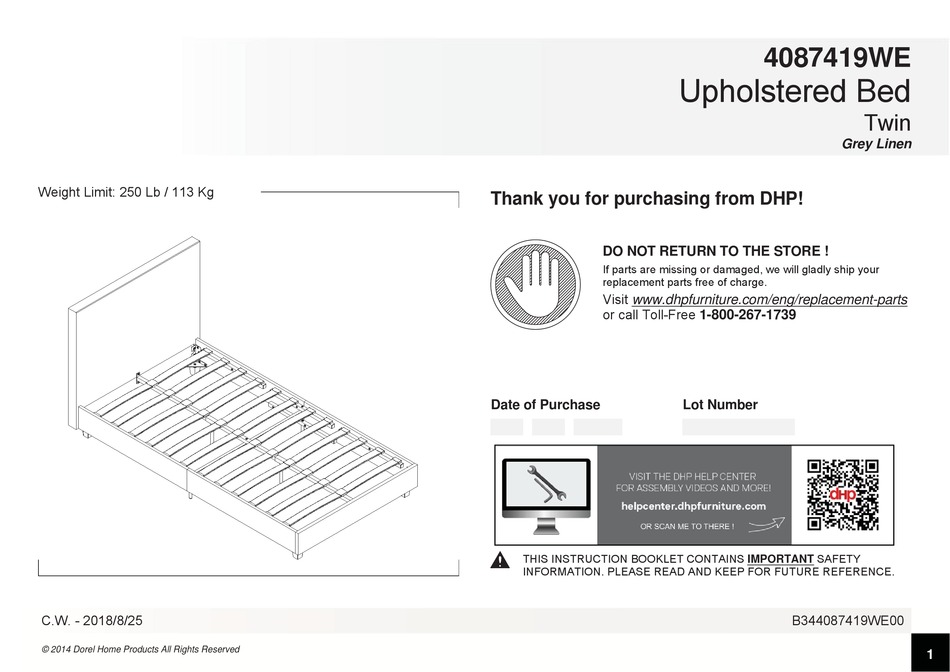 DOREL HOME PRODUCTS 4087419WE MANUAL Pdf Download ManualsLib