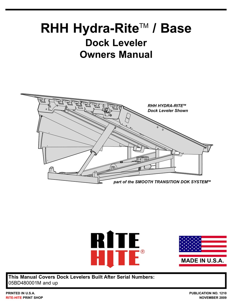 RITEHITE RHH OWNER'S MANUAL Pdf Download ManualsLib