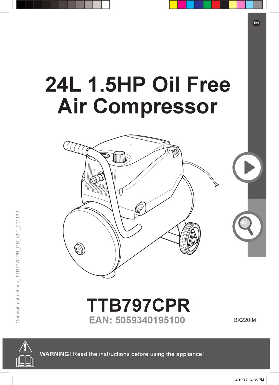 TITAN TTB797CPR INSTRUCTIONS MANUAL Pdf Download ManualsLib