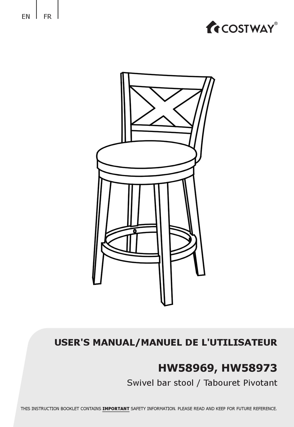 COSTWAY HW58969 USER MANUAL Pdf Download ManualsLib