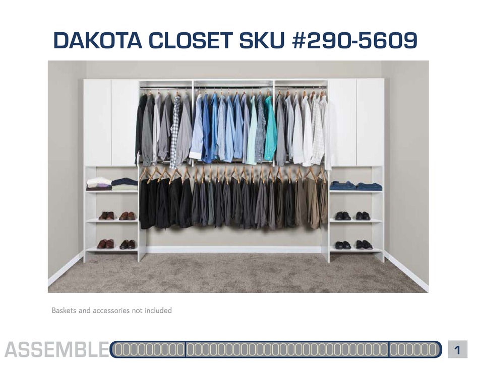 MIDWEST MANUFACTURING DAKOTA CLOSET 2905609 ASSEMBLY MANUAL Pdf