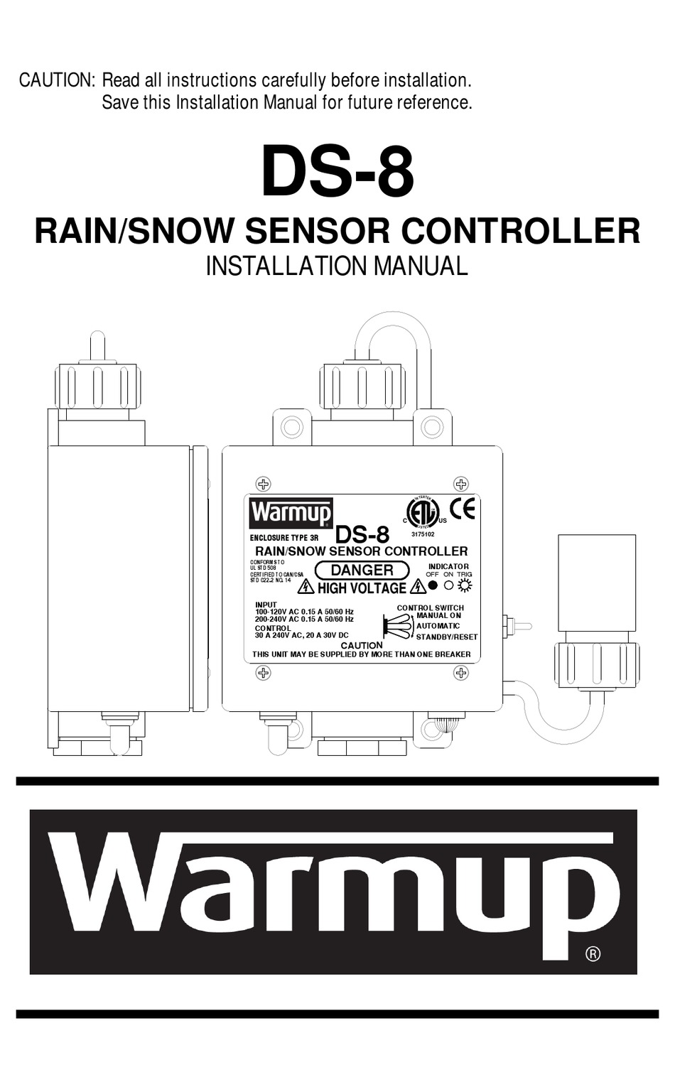 WARMUP DS8 INSTALLATION MANUAL Pdf Download ManualsLib