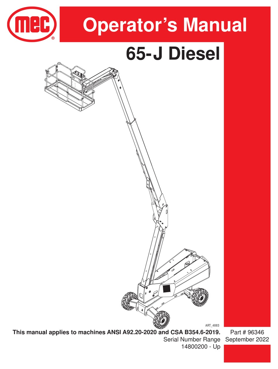 MEC 65J OPERATOR