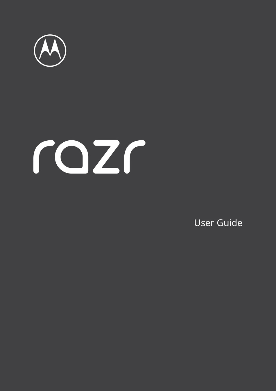 MOTOROLA RAZR USER MANUAL Pdf Download ManualsLib