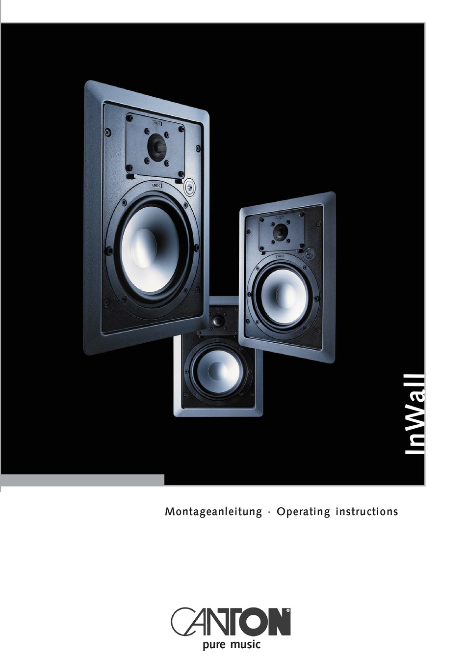 CANTON INWALL 7 OPERATING INSTRUCTIONS MANUAL Pdf Download ManualsLib