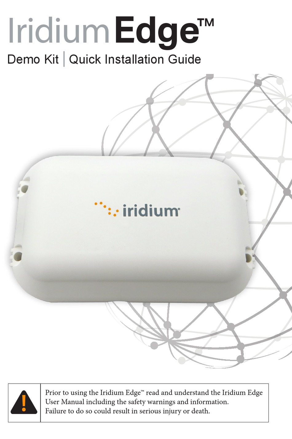 IRIDIUM EDGE QUICK INSTALLATION MANUAL Pdf Download ManualsLib