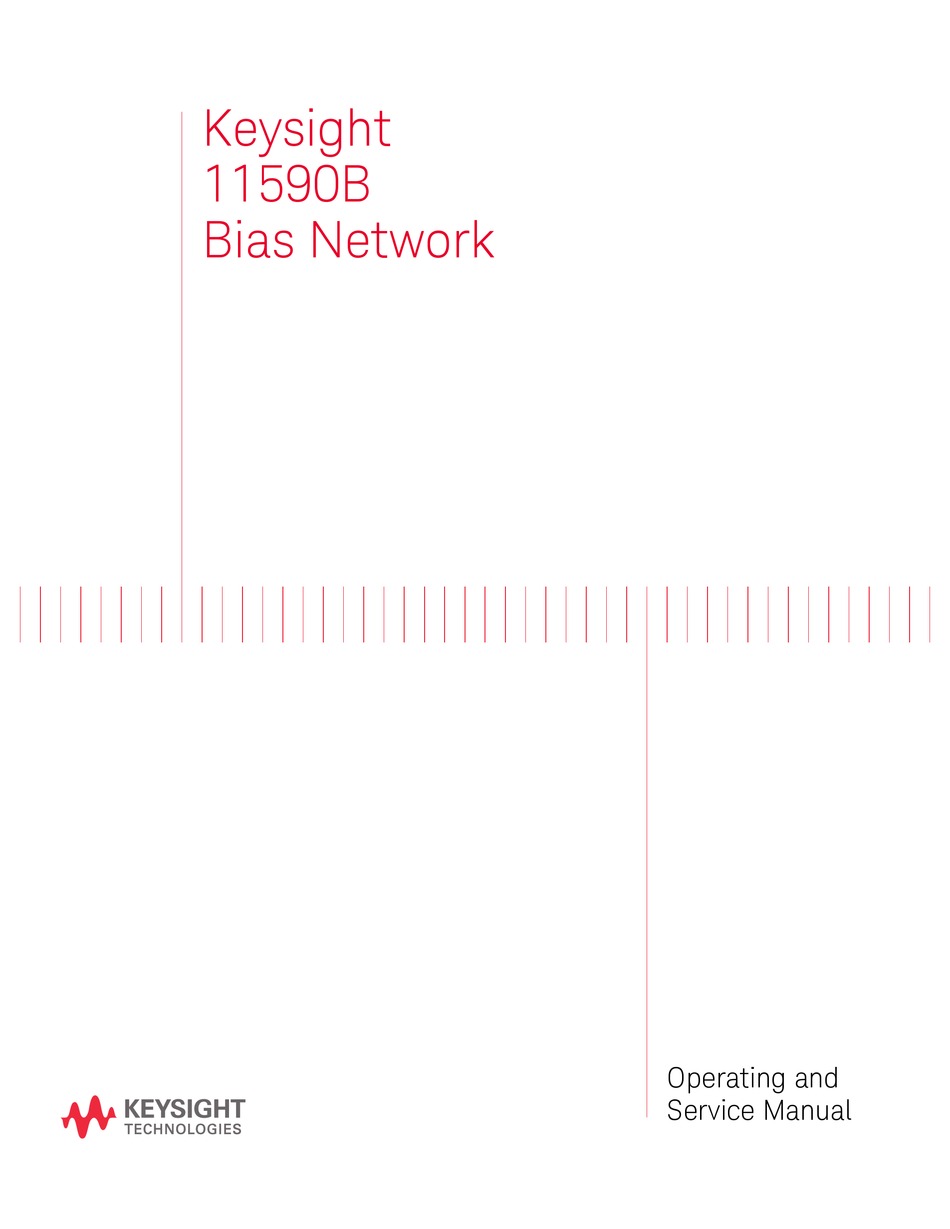 KEYSIGHT 11590B OPERATING AND SERVICE MANUAL Pdf Download ManualsLib
