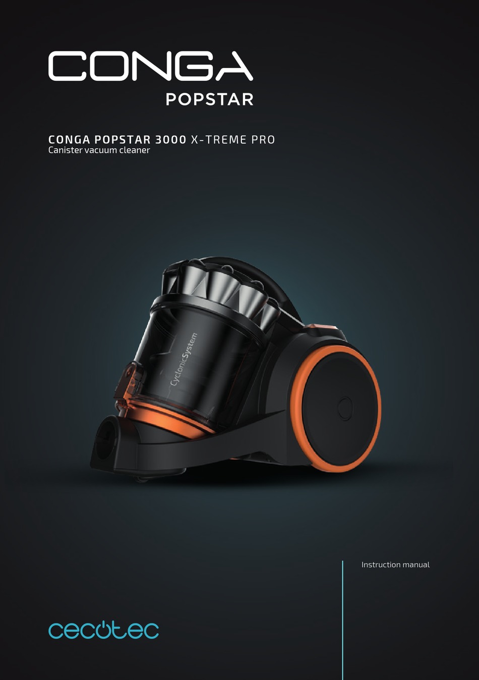 CECOTEC CONGA POPSTAR 3000 XTREME PRO INSTRUCTION MANUAL Pdf Download