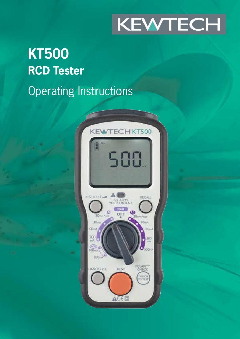 KEWTECH KT500 OPERATING INSTRUCTIONS MANUAL Pdf Download ManualsLib