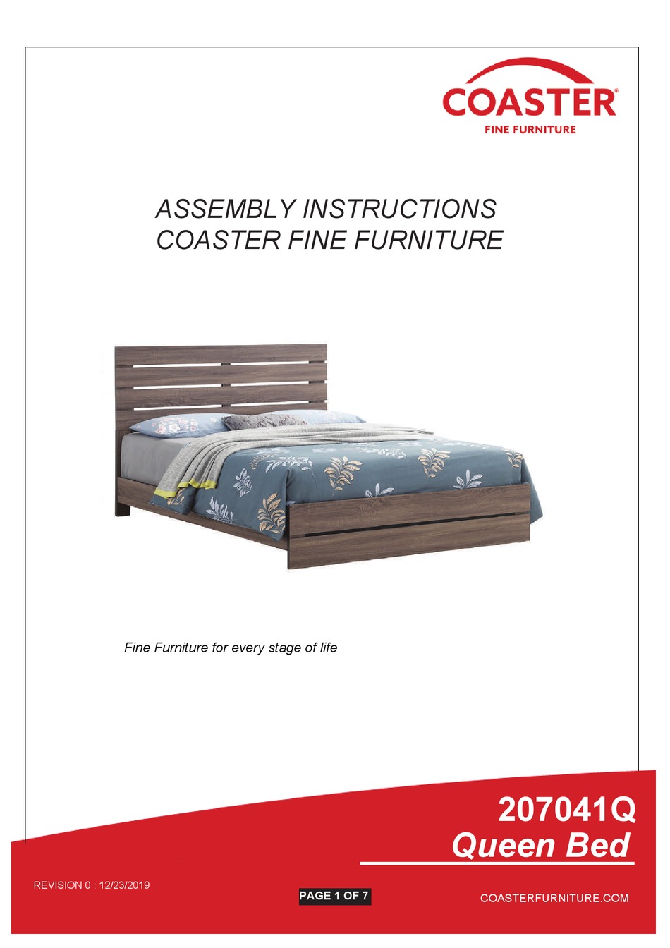 COASTER 207041Q ASSEMBLY INSTRUCTIONS MANUAL Pdf Download ManualsLib