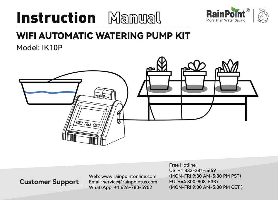RAINPOINT IK10P INSTRUCTION MANUAL Pdf Download ManualsLib