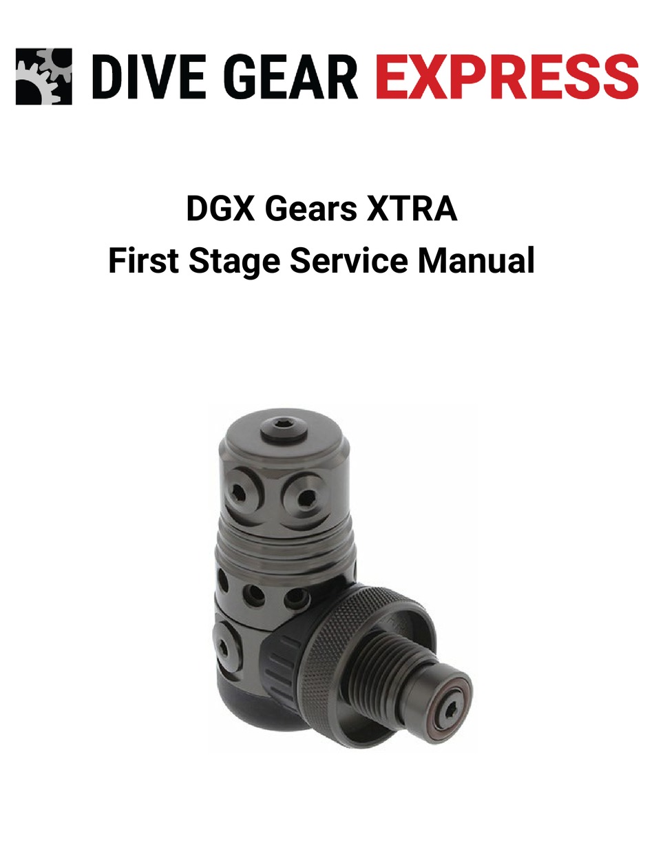 DIVE GEAR EXPRESS DGX GEARS XTRA SERVICE MANUAL Pdf Download ManualsLib