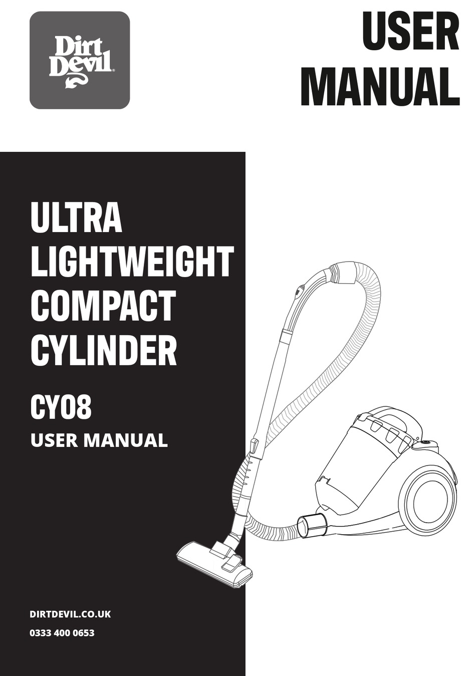 DIRT DEVIL CY08 USER MANUAL Pdf Download ManualsLib