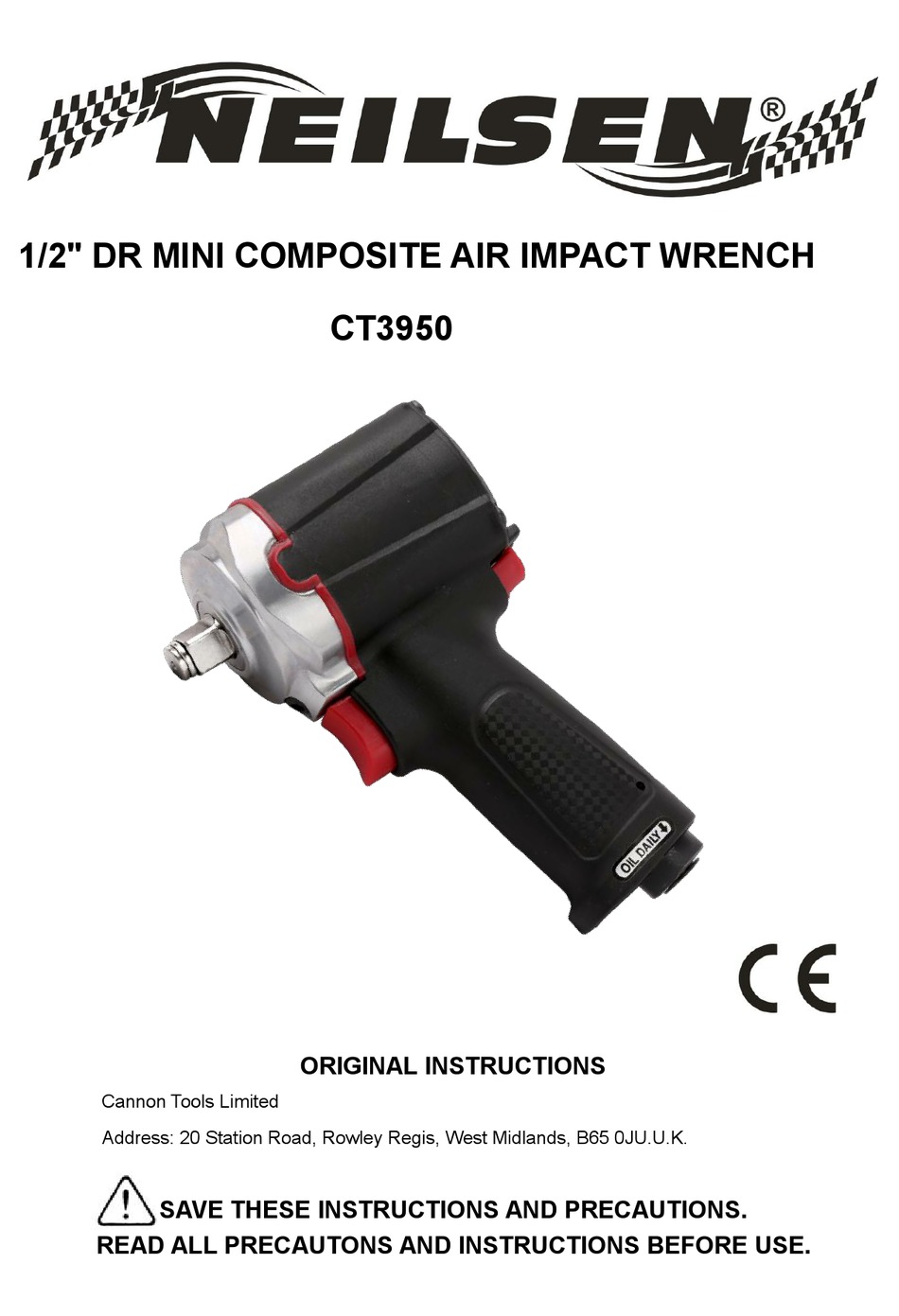 NEILSEN CT3950 ORIGINAL INSTRUCTIONS MANUAL Pdf Download ManualsLib