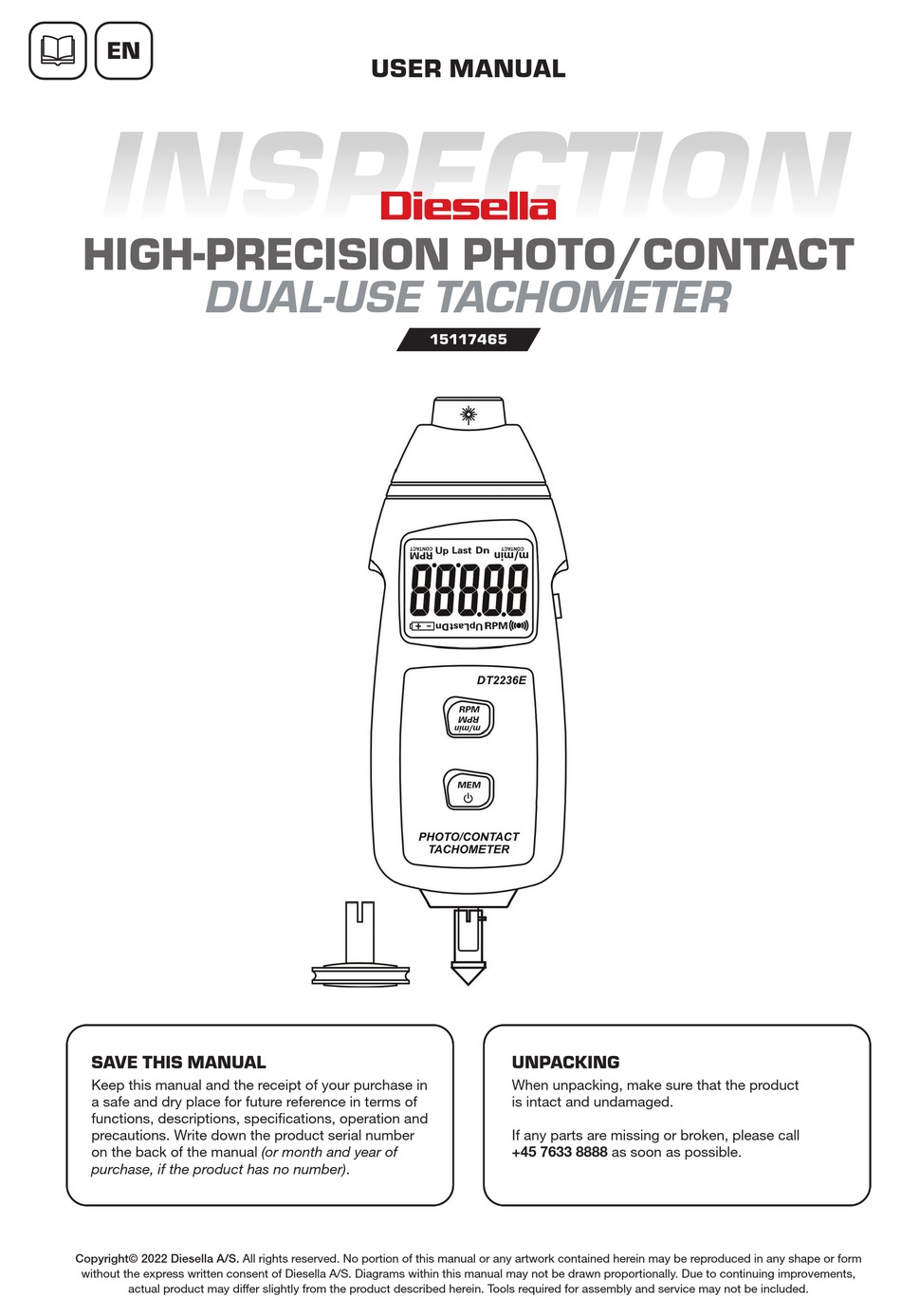 DIESELLA DT2236E USER MANUAL Pdf Download | ManualsLib