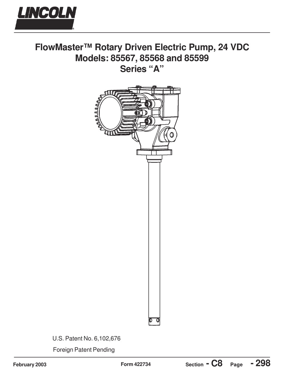 LINCOLN FLOWMASTER A SERIES MANUAL Pdf Download | ManualsLib