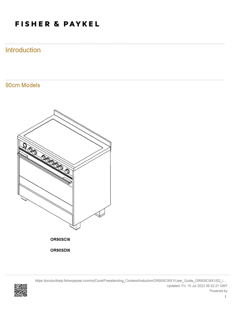 FISHER & PAYKEL OR90SCI6 QUICK START MANUAL Pdf Download ManualsLib
