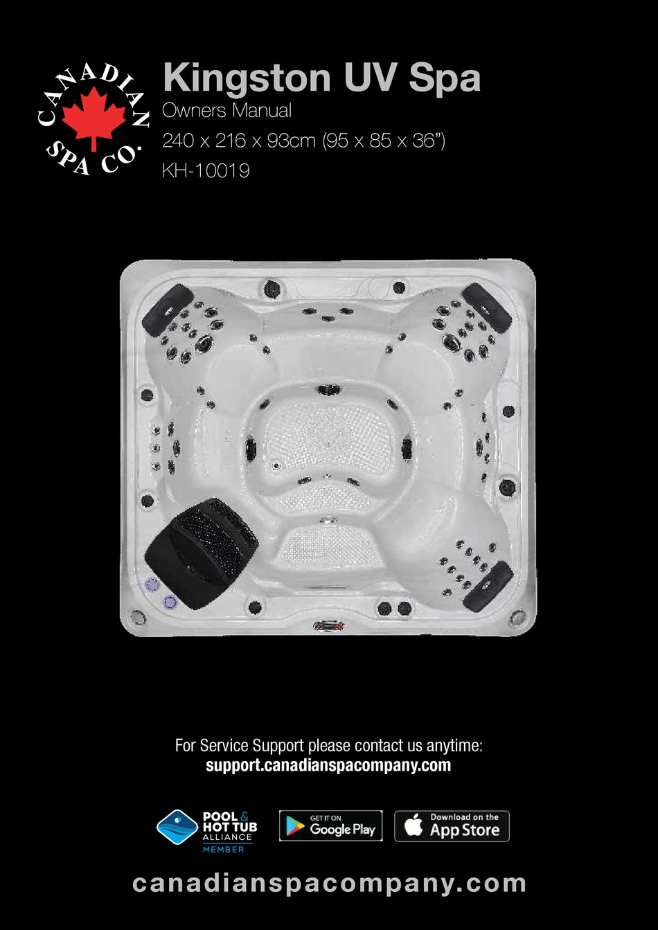CANADIAN SPA KINGSTON UV SPA OWNER'S MANUAL Pdf Download ManualsLib