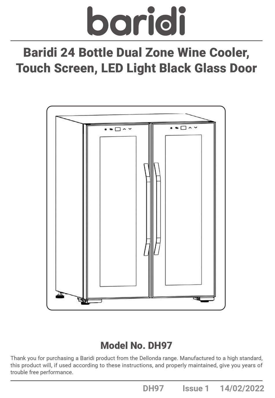 BARIDI DH97 QUICK START MANUAL Pdf Download ManualsLib