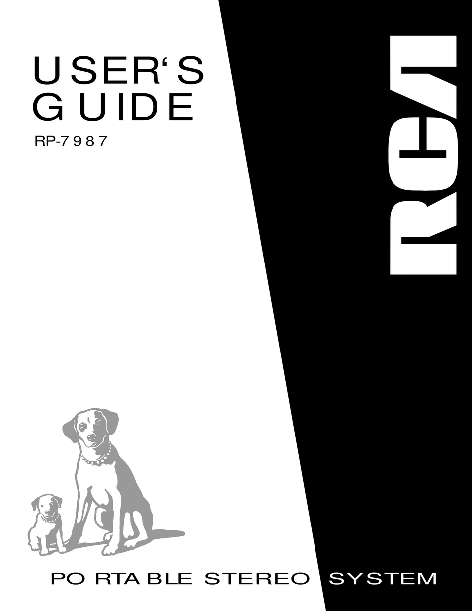 RCA RP7987 USER MANUAL Pdf Download ManualsLib