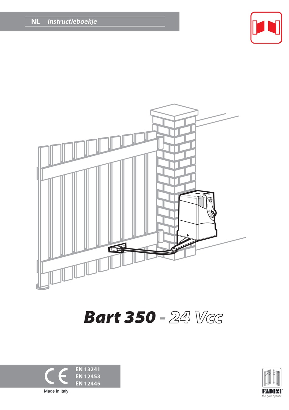 FADINI BART 35024 VCC INSTALLATION MANUAL Pdf Download ManualsLib