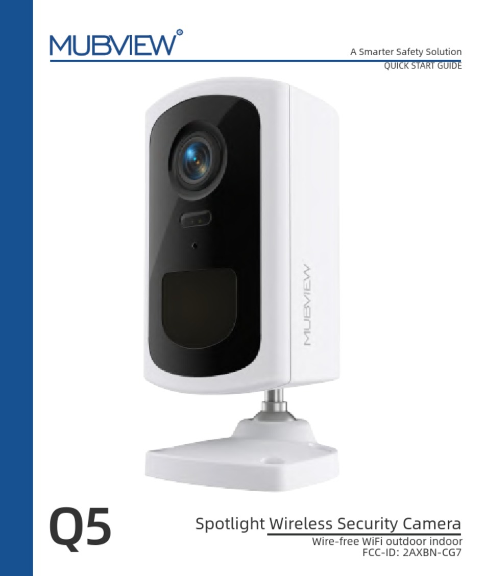 MUBVIEW Q5 QUICK START MANUAL Pdf Download ManualsLib