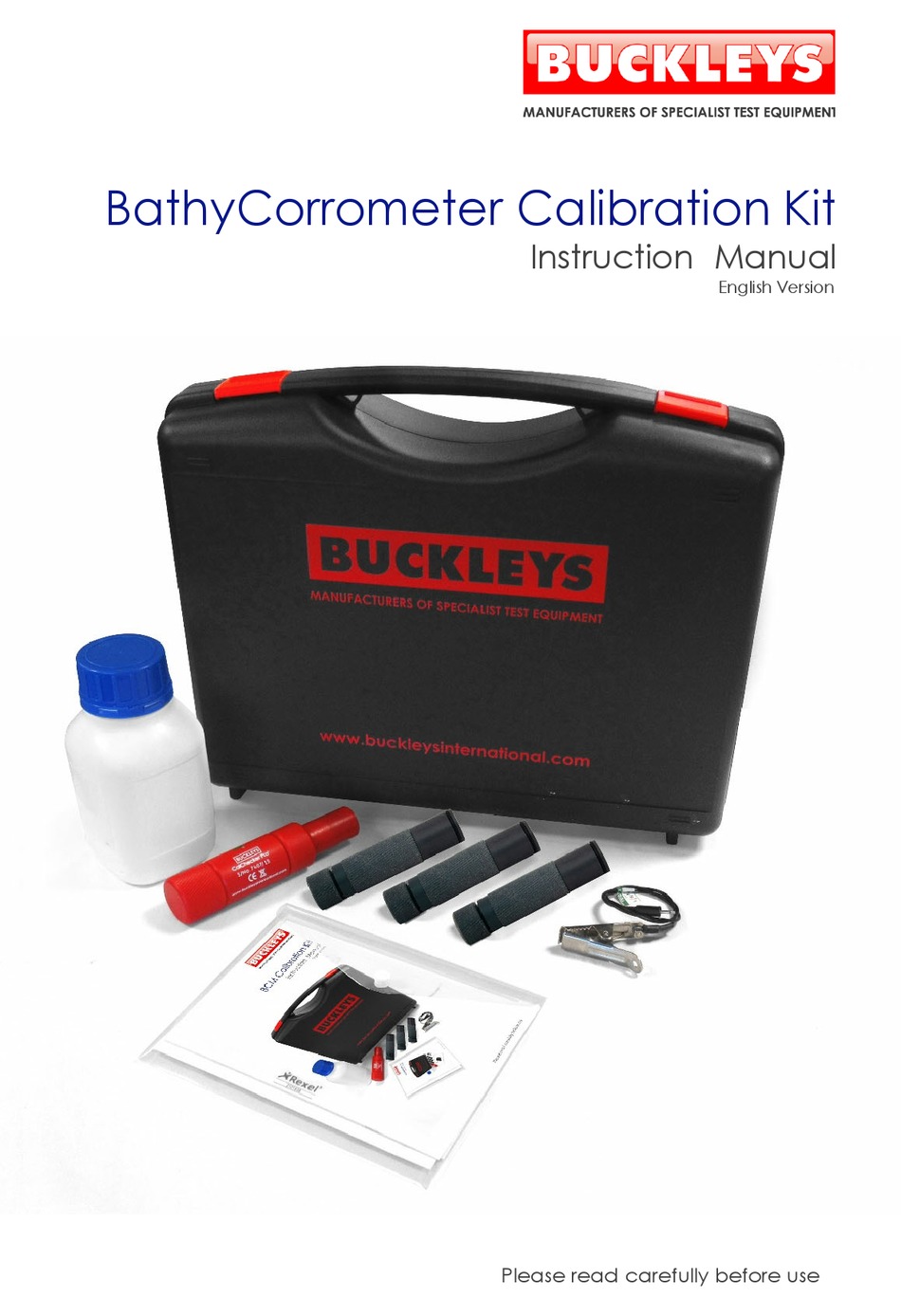 BUCKLEYS BATHYCORROMETER CALIBRATION KIT INSTRUCTION MANUAL Pdf
