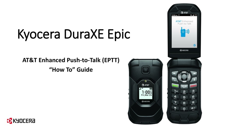 KYOCERA DURAXE EPIC MANUAL Pdf Download ManualsLib