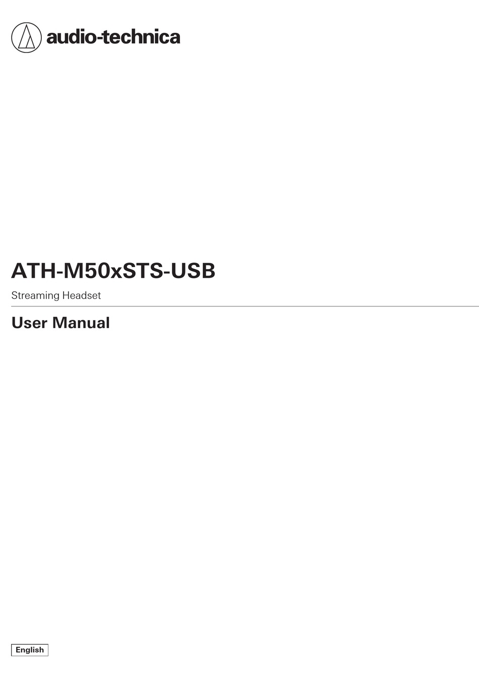 audio-technica-ath-m50xsts-usb-user-manual-pdf-download-manualslib