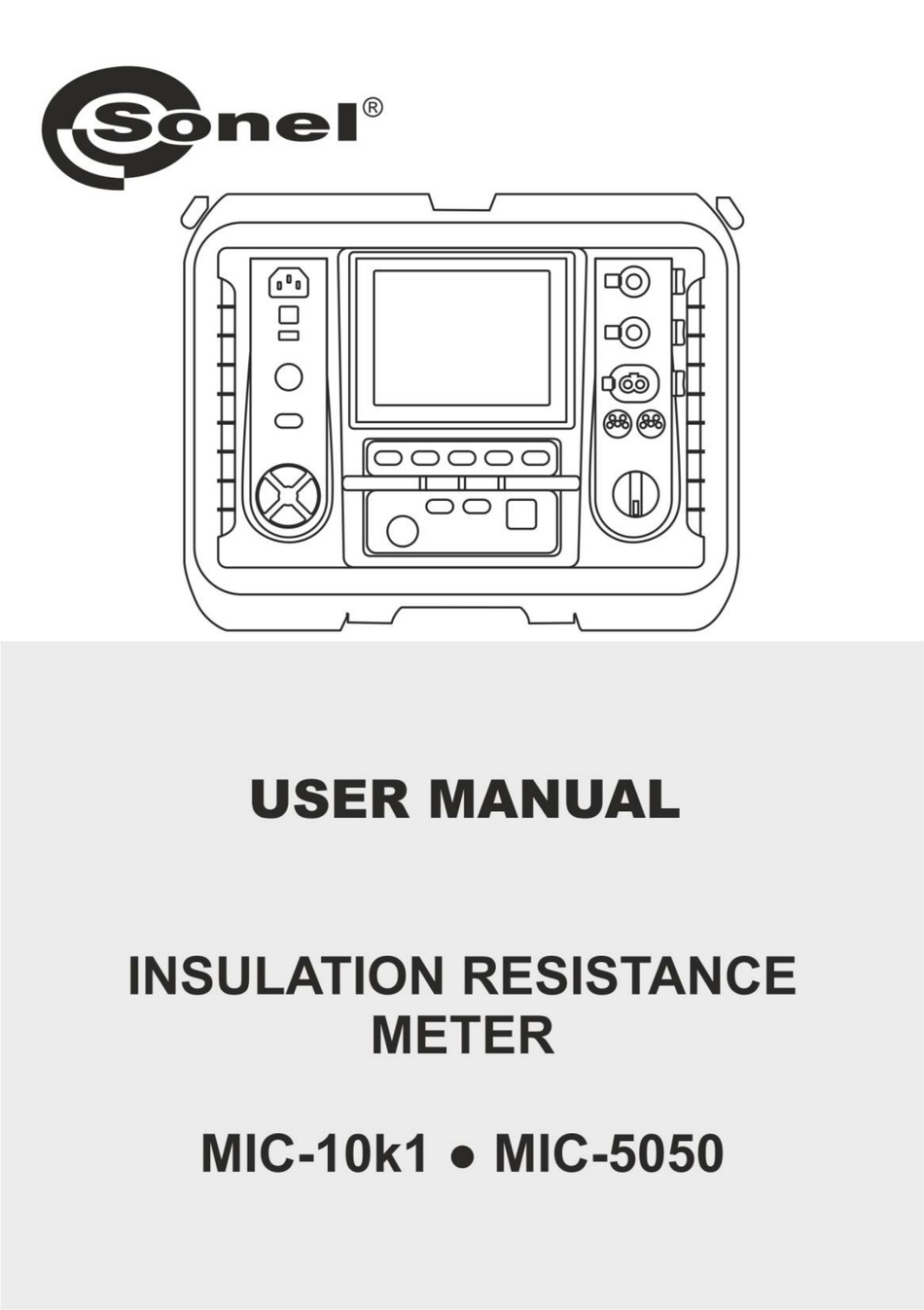 SONEL MIC-10K1 USER MANUAL Pdf Download | ManualsLib