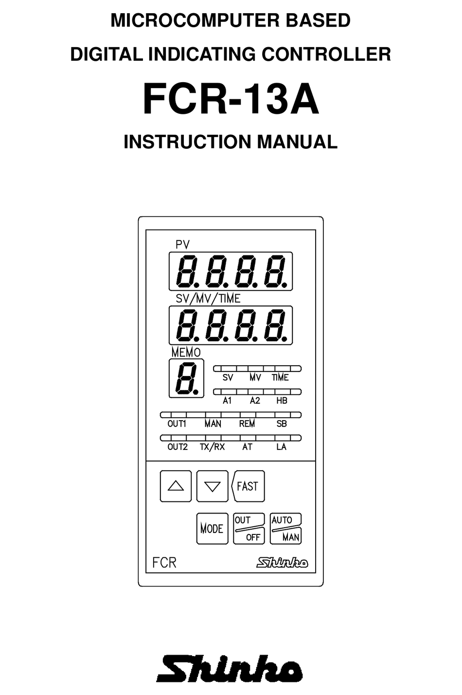 SHINKO FCR-13A INSTRUCTION MANUAL Pdf Download | ManualsLib