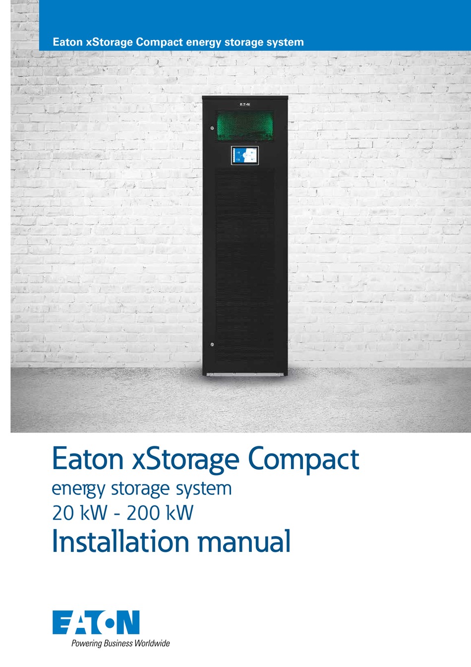 EATON XSTORAGE COMPACT INSTALLATION MANUAL Pdf Download ManualsLib