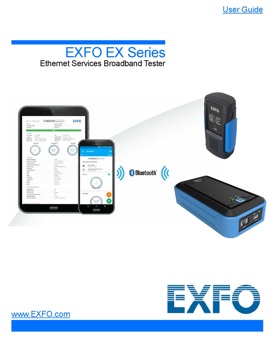 EXFO EX SERIES USER MANUAL Pdf Download | ManualsLib