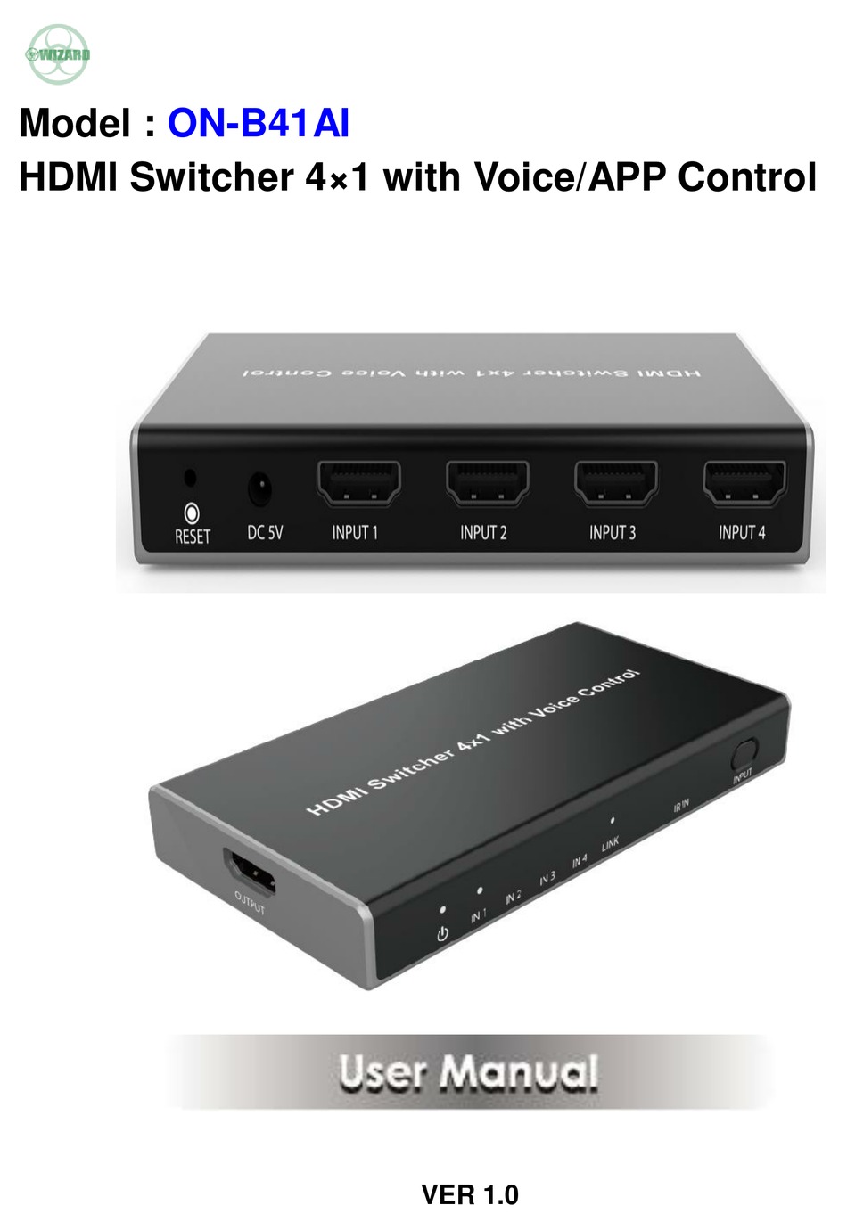 WIZARD ONB41AI USER MANUAL Pdf Download ManualsLib