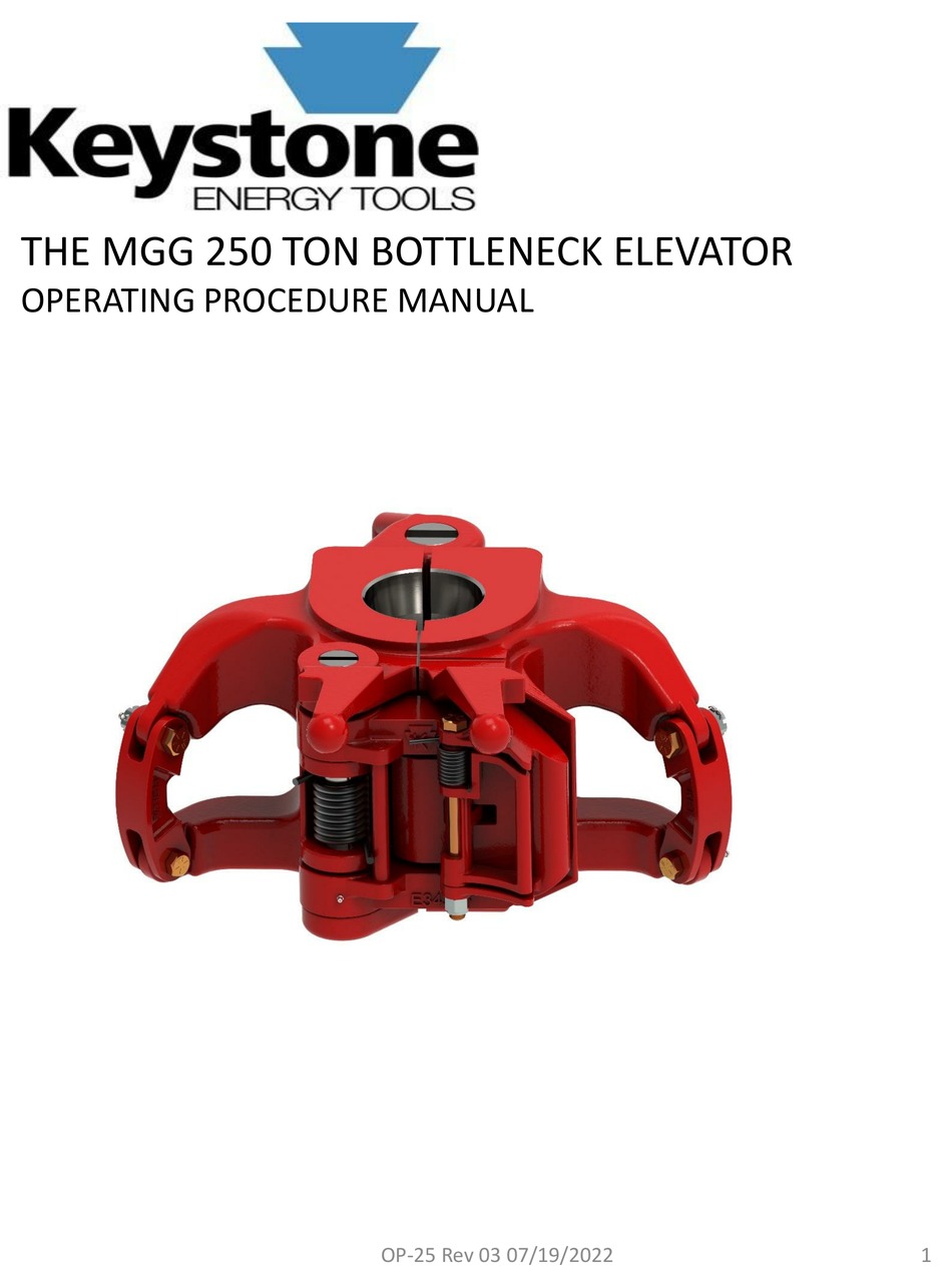 KEYSTONE MGG OPERATING MANUAL Pdf Download ManualsLib