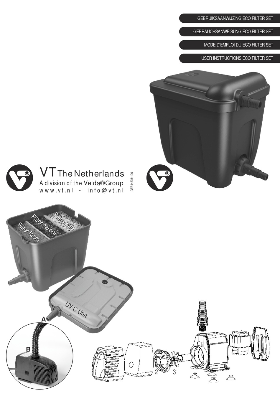 VT ECO FILTER SET USER INSTRUCTIONS Pdf Download ManualsLib