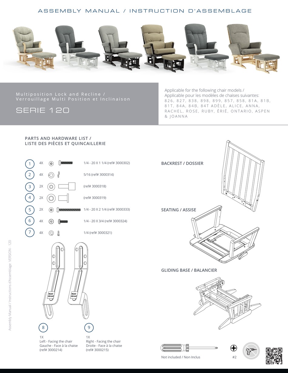 DUTAILIER 120 SERIES ASSEMBLY MANUAL Pdf Download ManualsLib