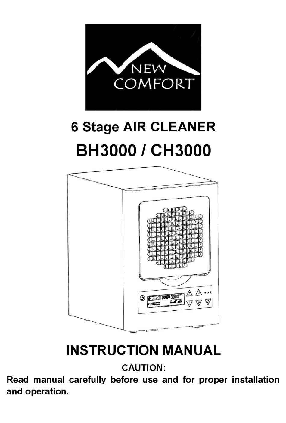 NEW COMFORT BH3000 INSTRUCTION MANUAL Pdf Download | ManualsLib