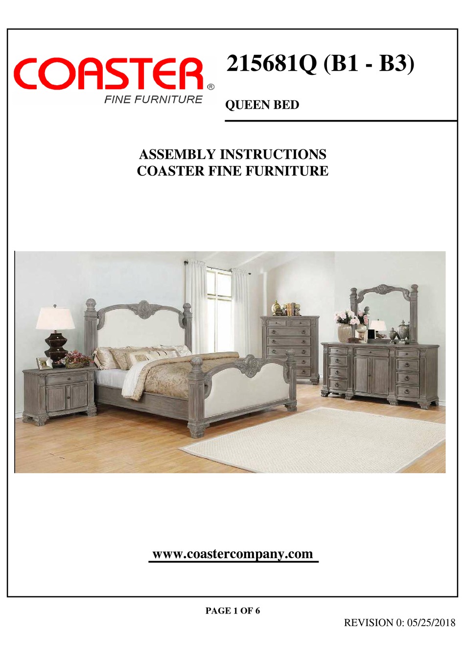 COASTER 215681Q ASSEMBLY INSTRUCTIONS MANUAL Pdf Download ManualsLib