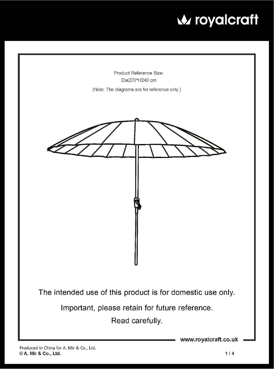 ROYALCRAFT 5020125294554 ASSEMBLY INSTRUCTIONS Pdf Download ManualsLib   Royalcraft 5020125294554 