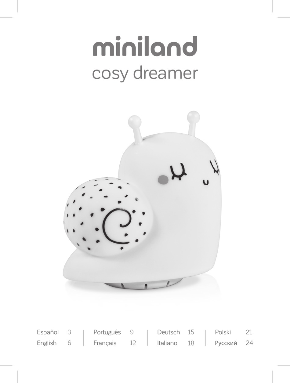 MINILAND COSY DREAMER MANUAL Pdf Download ManualsLib