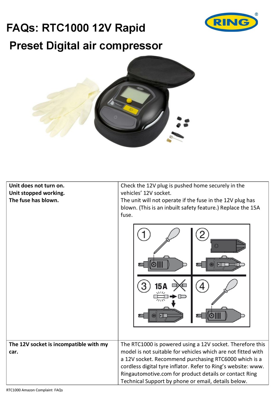RING RTC1000 12V RAPID MANUAL Pdf Download ManualsLib