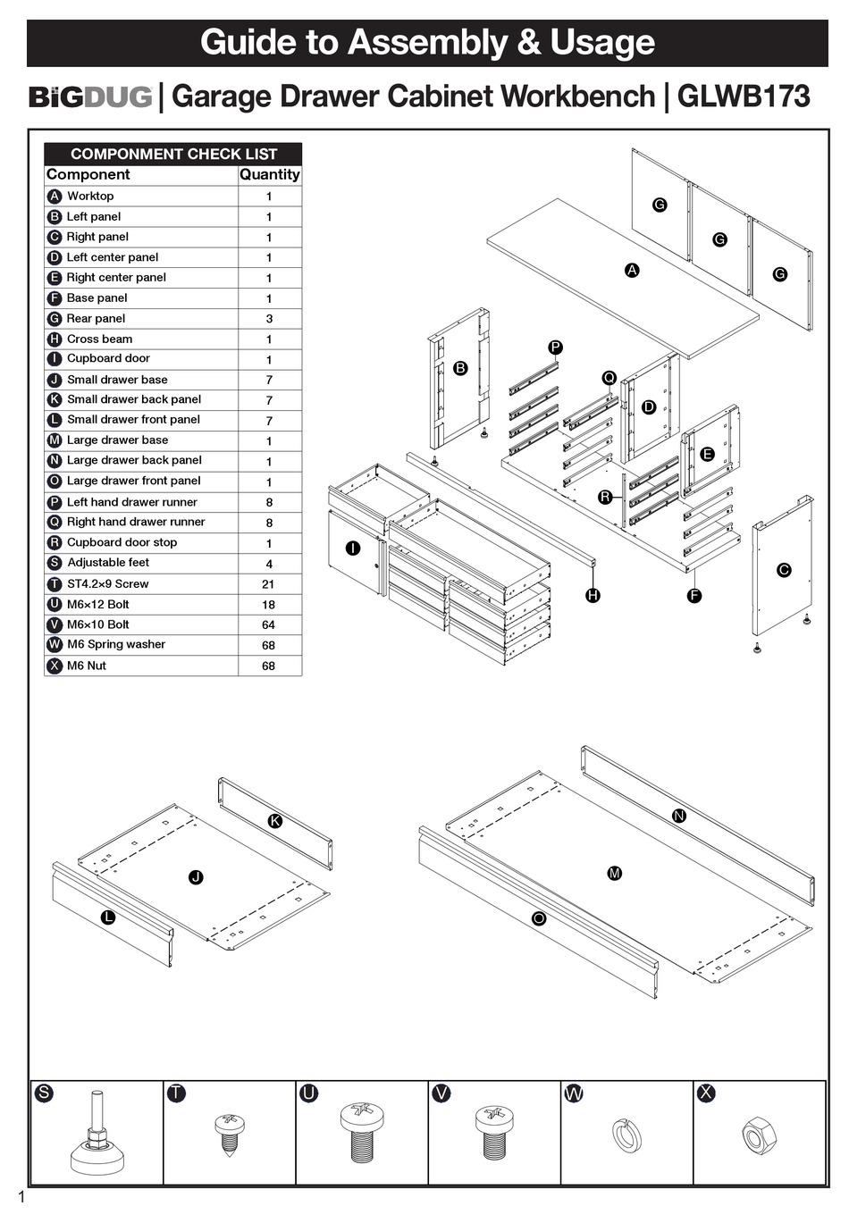 BIGDUG GLWB173 MANUAL TO ASSEMBLY & USAGE Pdf Download ManualsLib