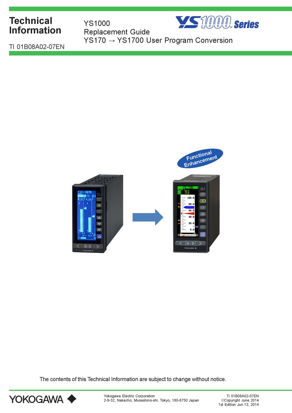 YOKOGAWA YS100 SERIES REPLACEMENT MANUAL Pdf Download ManualsLib
